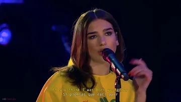 Dua Lipa - IDGAF Live (Subtitulado Ingles - Español)