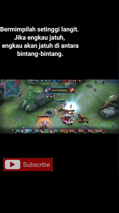 kata kata motivasi uus .moskof // mobile legend #shorts