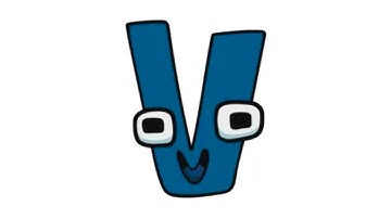 The Alphabet Lore but only when V is on screen