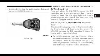 Match Highlights Chrysler Sebring 2001 2010  Owner's Manual PDF Download English