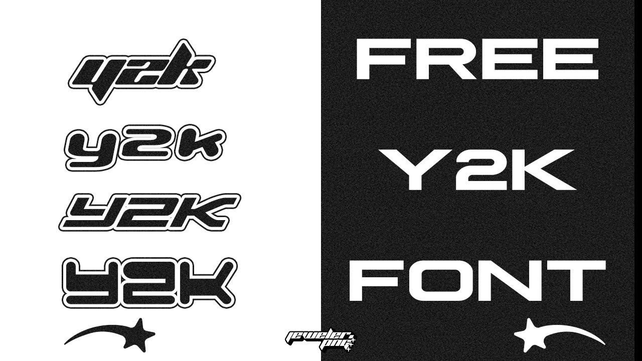 Download miễn phí 777 mẫu Font Y2K Free Phù hợp với thiết kế retro