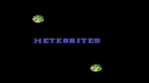 Meteorites - Atari 5200 - Gameplay 🎮