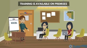 Excel Training Course Explainer Video for Broadmind - FlashyVideos.com