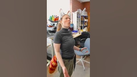 How I accidentally bought a tails and ears 😆 #fursuiters #cat #foxtails #cosplay #accidentallyprank