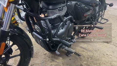 Zana Crash Guard for Royal Enfield Meteor 350 Installation Video