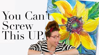 How to Paint Watercolor Sunflowers for Beginners
