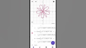 How to make flower in Geogebra #math #geogebratutorial