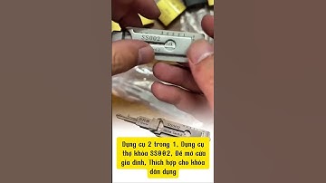 Dụng cụ 2 trong 1, Dụng cụ thợ khóa SS002, Để mở cửa gia đình, Thích hợp cho khóa dân dụng #shorts