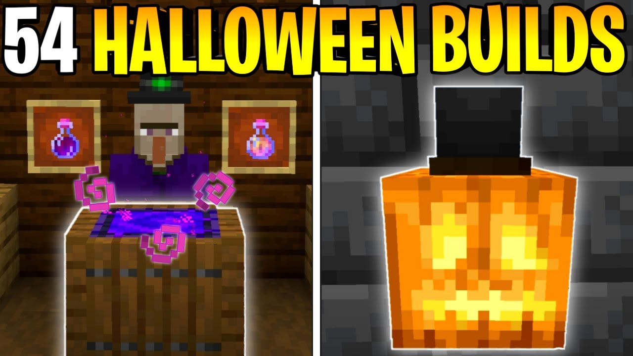 🦅 54 Halloween Build Hacks in Minecraft! YouTube