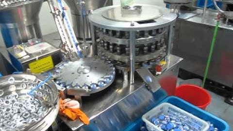 3 parts cap assembly machine