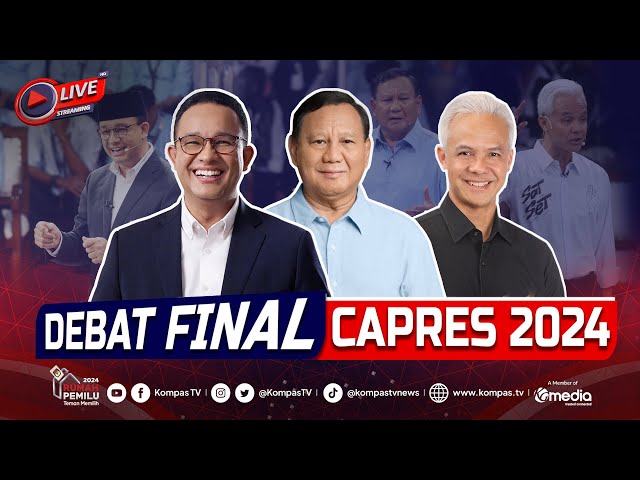 🔴 LIVE - Debat Terakhir Capres 2024: Anies, Prabowo, Ganjar Saling Ulti | JCC Jakarta class=