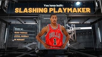 NBA 2K21 DERRICK ROSE BUILD IS A SPEEDY SLASHER - 57 BADGES - SHOOT CONTACT DEFEND & SPEEDBOOST