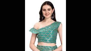 Women's Jacquard Semi-Stitched Lehenga choli | Lehenga | Lehenga Choli |5 Star Fashion Club #shorts