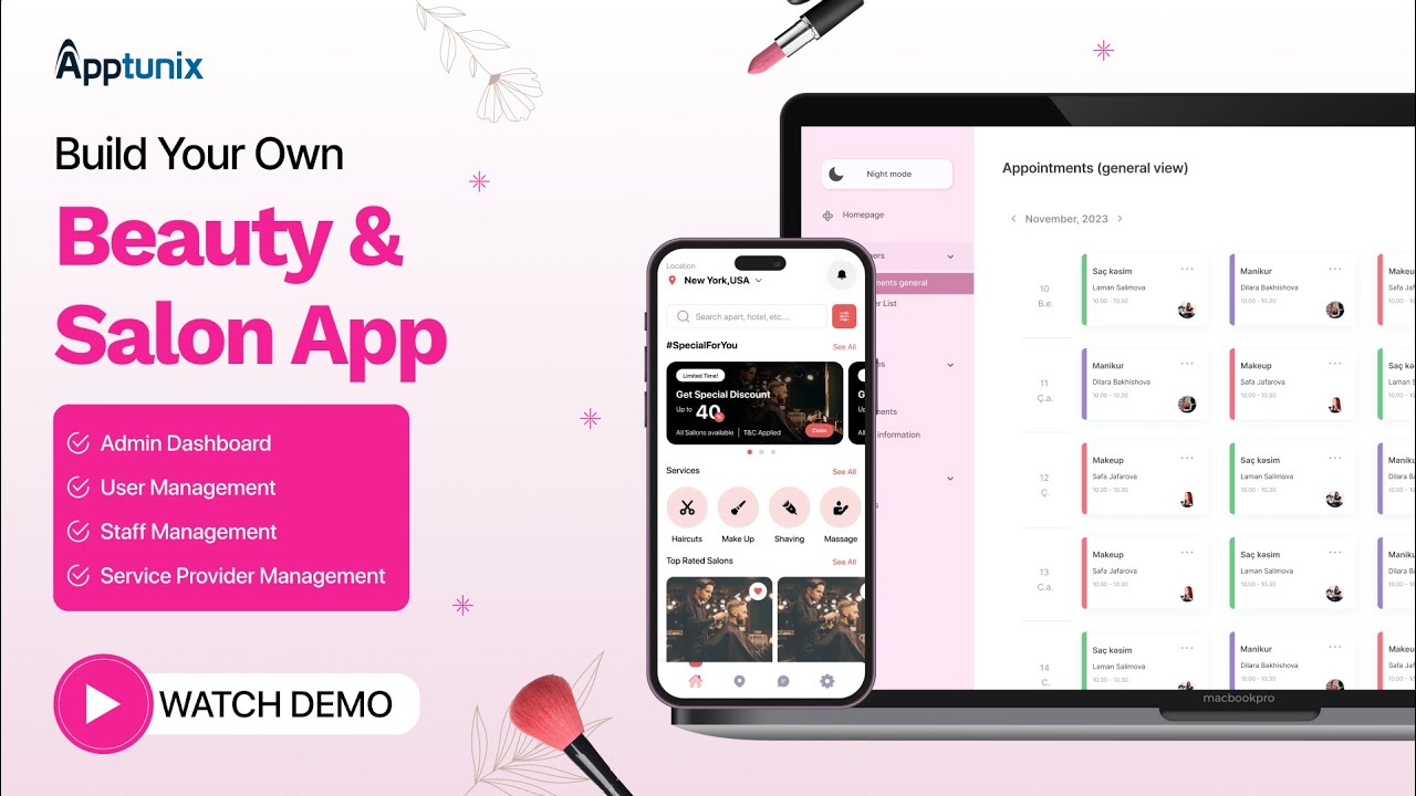 Build Your Own Beauty Salon App OnDemand Beauty App Uber For