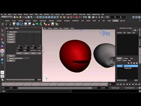 Maya tutorial: Control animation with blend shapes, Part 1