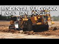 Final Land Balancing in a Residential Subdivision // John Deere Bulldozer - Residential Excavating