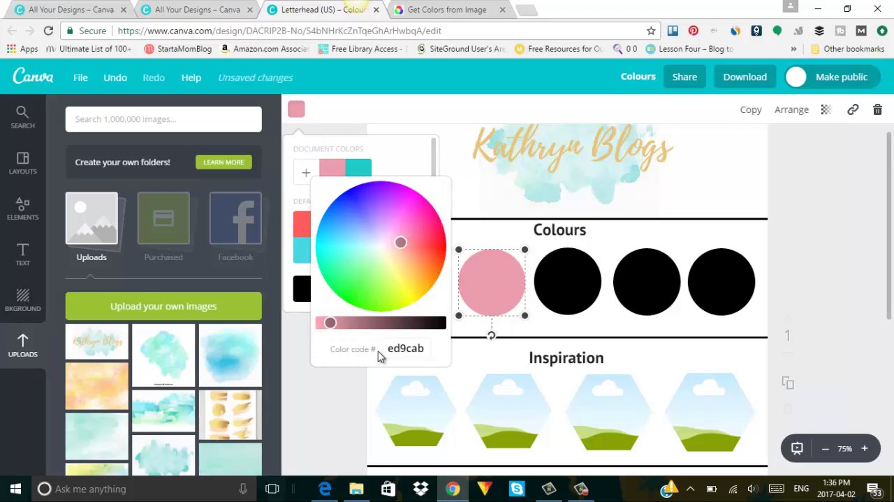 How To Make A Brand Board In Canva