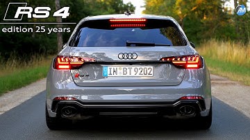 2025 Audi RS4 edition 25 years | DRIVE & SOUND💥| Automann in 4K