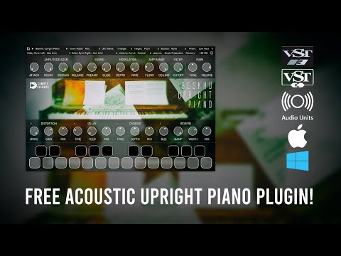 Beskhu Upright Piano Free VST VST3 AU plugin