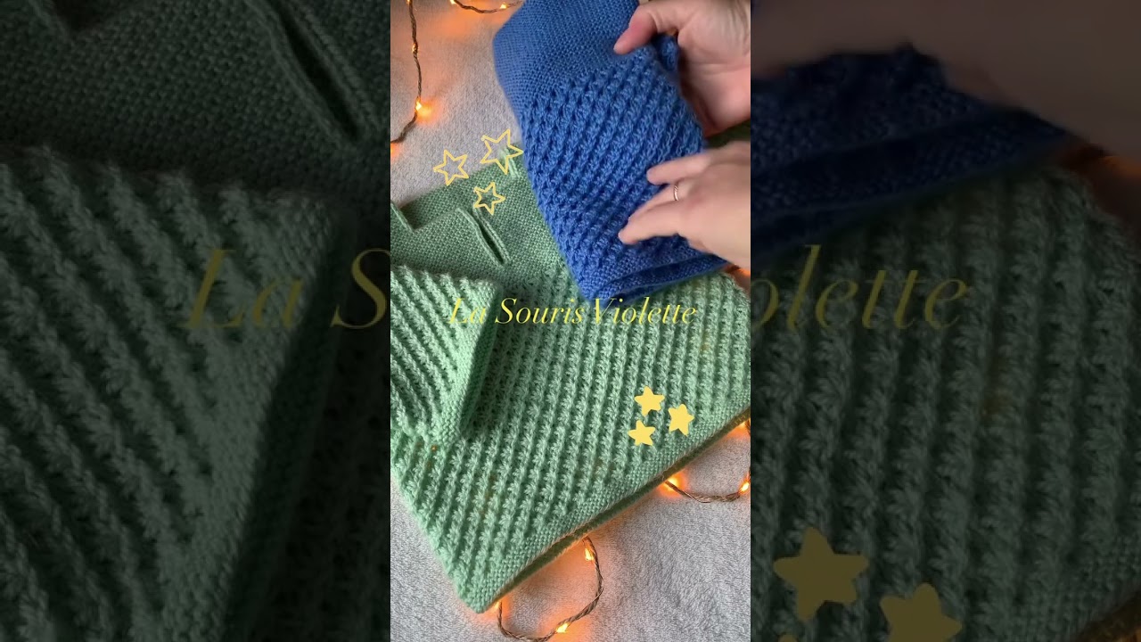 Pull « petite étoile », tuto 3/6 mois. 