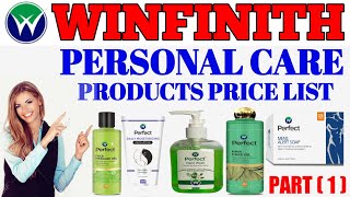 WINFINITH || PRODUCTS PRICE LIST WINFINITH PRODUCT 2021 || PART 1