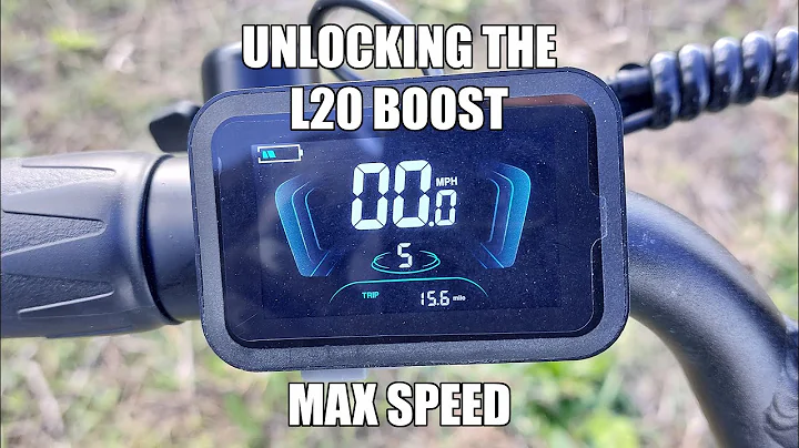 Unlocking or unrestricting the Engwe L20 Boost