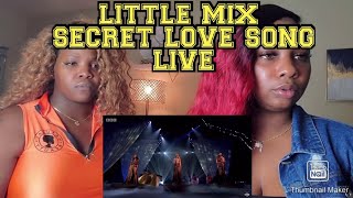 SANG GIRLS 🤯🤯 | LITTLE MIX - SECRET LOVE SONG LIVE | THE SEARCH | REACTION