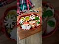 【映え確定】蓮根でキラキラ雪の結晶❄️サンタ＆トナカイ弁当🎄#christmas #クリスマス