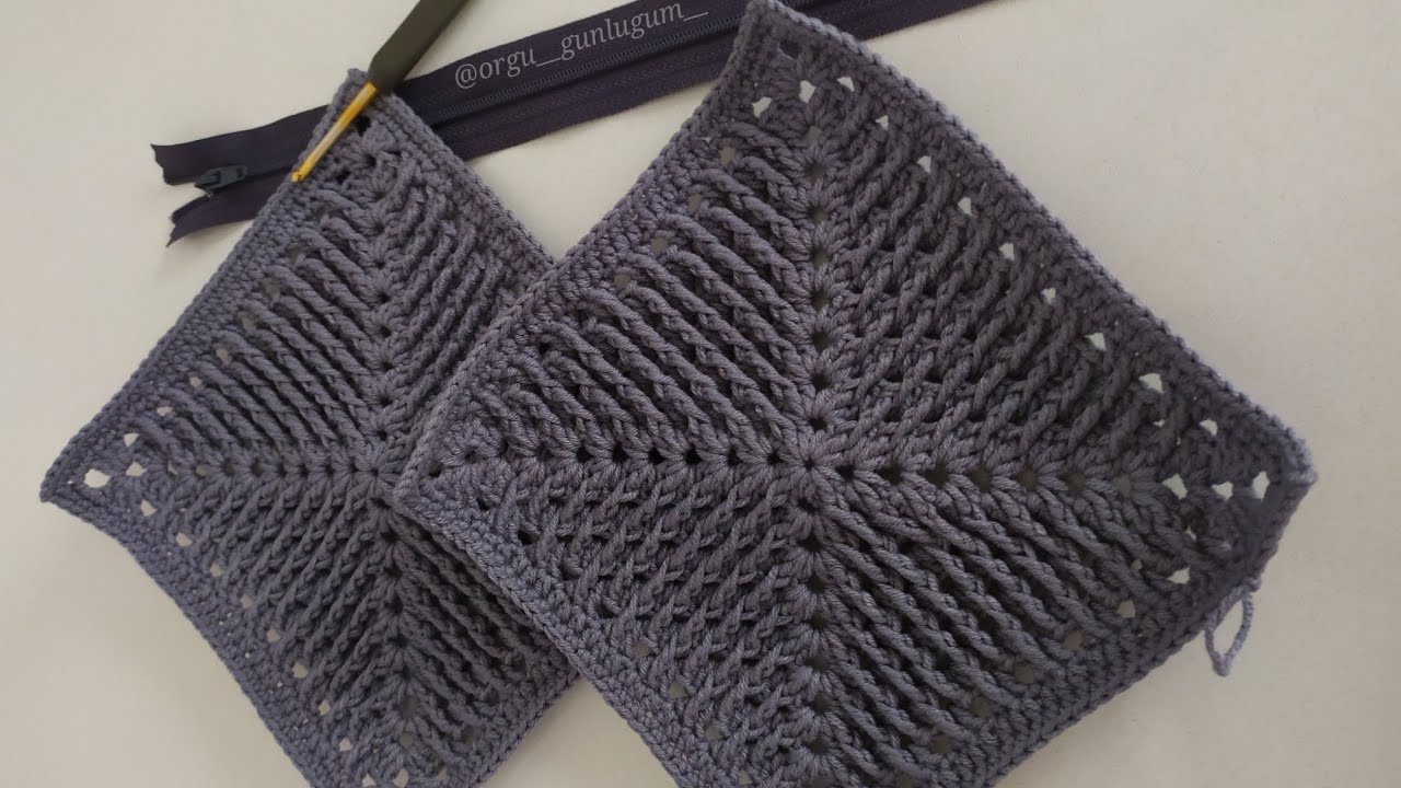 Kar Kristali Motif Yapımı*Mozaik Motif Yapımı*Tek renk ile motif yapımı*tiğ işi ilmek kaydırma