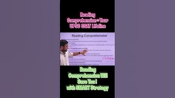 Best Reading Comprehension Strategy for UPSC CSAT | RC Will Save You #upsc #trending