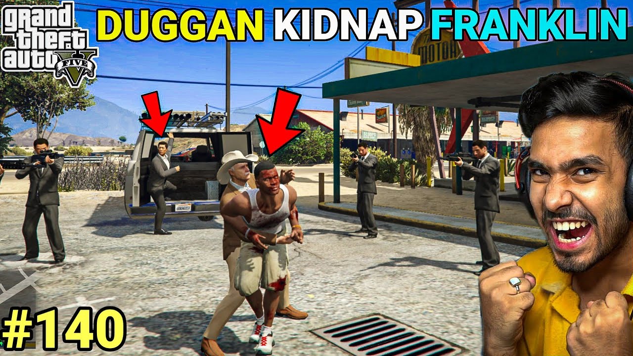 GTA 5 : DUGGAN BOSS KIDNAPPED FRANKLIN | TECHNO GAMERZ | GTA V GAMEPLAY 