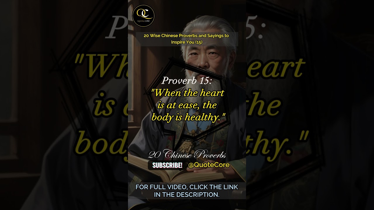 Explore the Great Wisdom of China: Wise Chinese Proverbs and Sayings to Inspire You15 