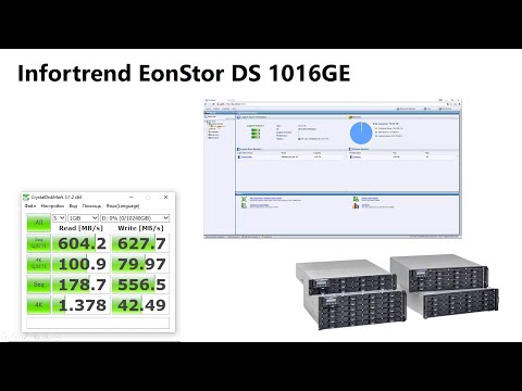 Обзор СХД Infortrend EONSTOR DS 1016GE