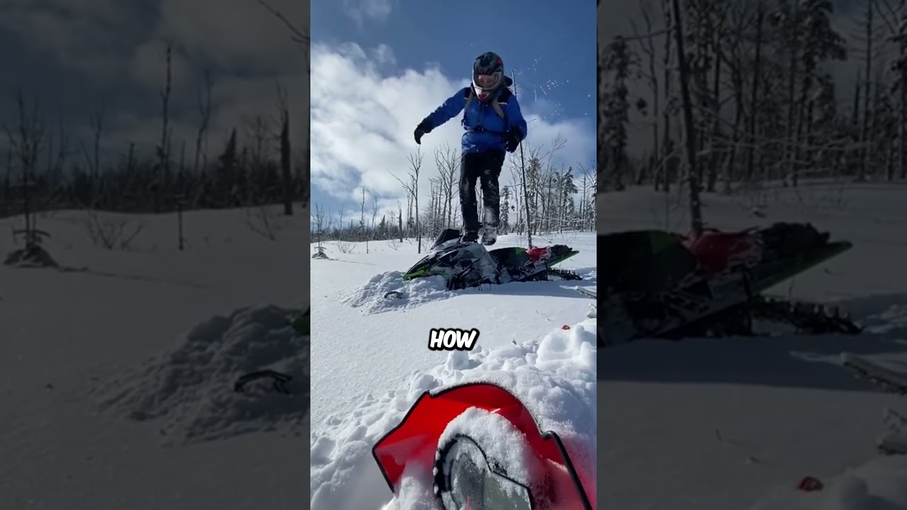 Man Disappears in Deep Snow (@Poonchoi) 