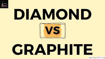 Difference between Diamond and Graphite
