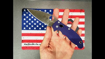 Spyderco Manix 2 S110V Dark Blue unboxing