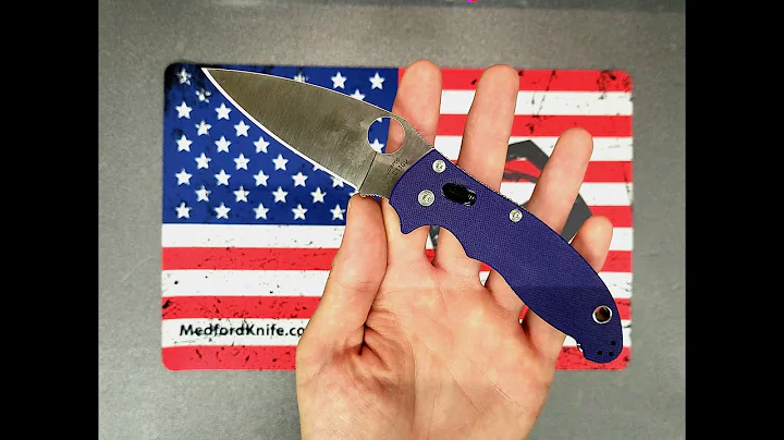 Spyderco Manix 2 S110V Dark Blue unboxing