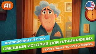 картинка: Смешная история для начинающих (A1-A2) 🎧 Английский НА СЛУХ