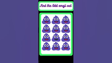 Find the Odd emoji out||Memory test challenge||Emoji challenge #shots
