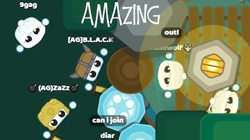 Starve.io USING TELEPORTATION AND BUILDING DIAMOND BASE ON POND