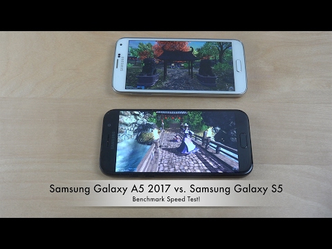 Samsung Galaxy A5 2017 vs. Samsung Galaxy S5 - Benchmark Speed Test!