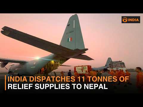 India Sends 11 Tonnes of Relief Material to Nepal