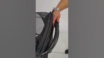 Auto folding baby stroller