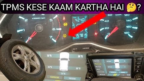 tpms kese kaam kartha hai ?🤔 Scorpio S10 me tyre pressure monitoring system Scorpio 2016 mobile me🤔