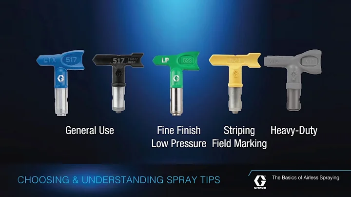 How to choose the correct airless paint spraying tip?