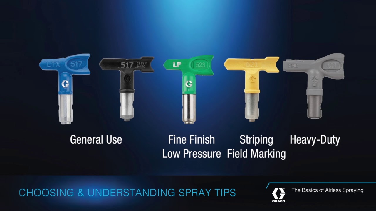 Graco Paint Sprayer Tip Size Chart