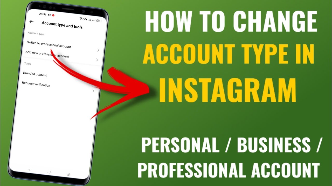 How To Change Instagram Account Type Business / Professional