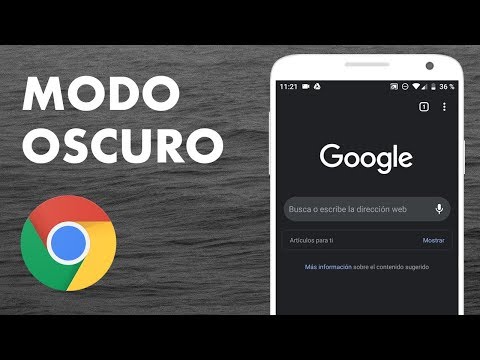 CÓMO ACTIVAR MODO OSCURO EN GOOGLE CHROME ANDROID 🌑