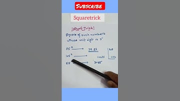 shortcut method to find square of such numbers whose unit digit is 5 | square in 2 seconds🔥 #shorts