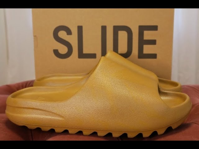 Yeezy Slide Ochre Unboxing & Review + On Feet, Yeezy Slide